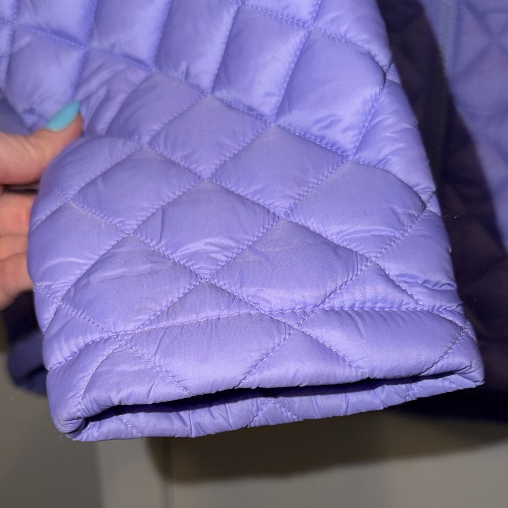 Athleta Lavender Quilted Puffer Jacket - Picture 3 of 5